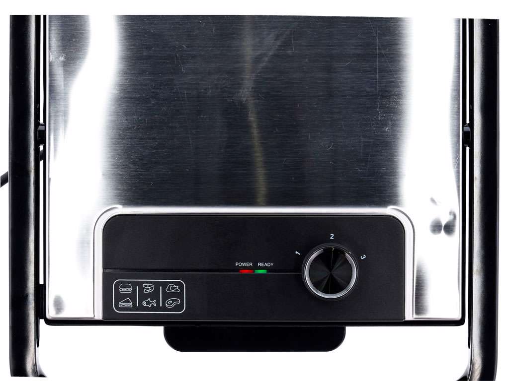 HOLM Paninigrill 2000 watt i sort/sølv